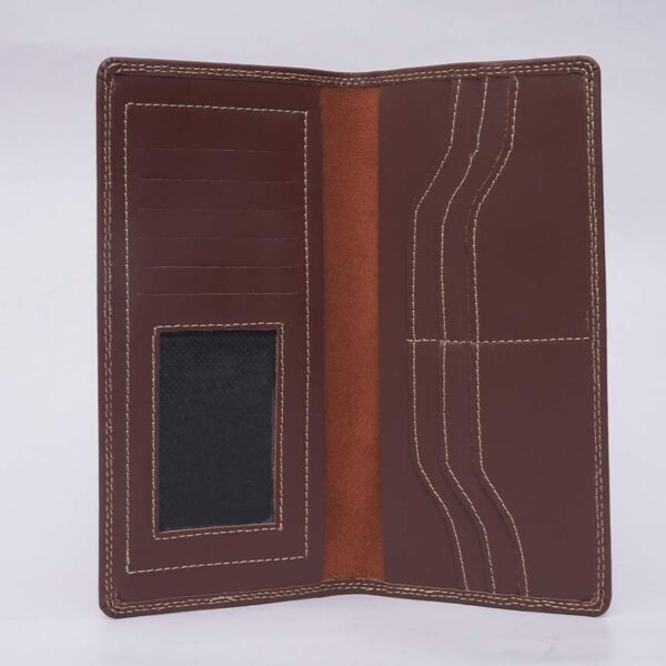 Minimalist Long Wallet - Brown