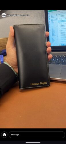 Minimalist Long Wallet - Black photo review