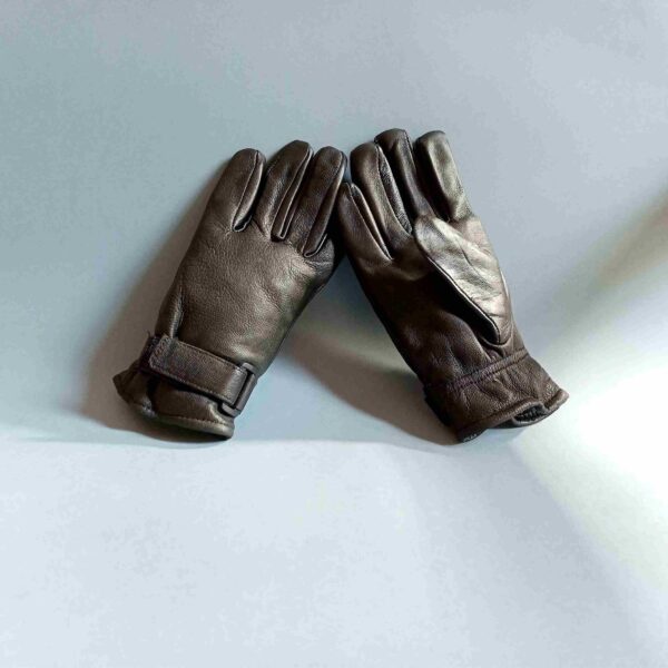 Lambskin Leather Gloves - Black
