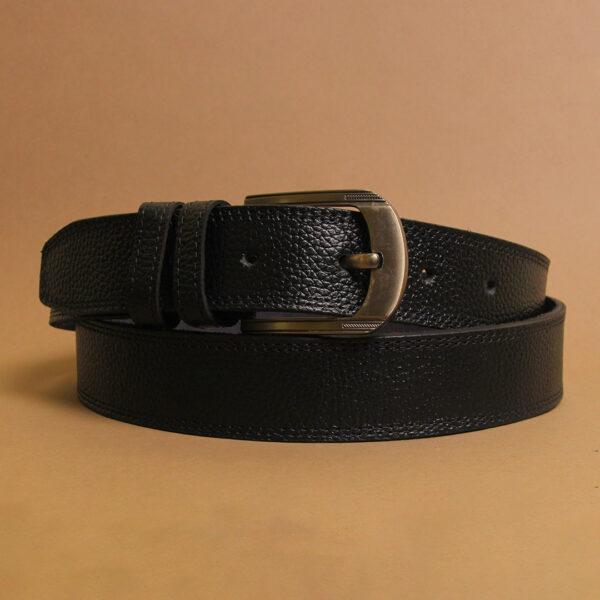 Grainy Jeans Belt - Black