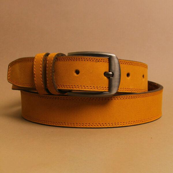 Vintage Jeans Belt - Mustard