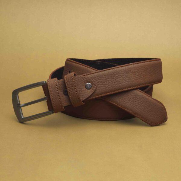 Formal Leather Belt - Sand Brown