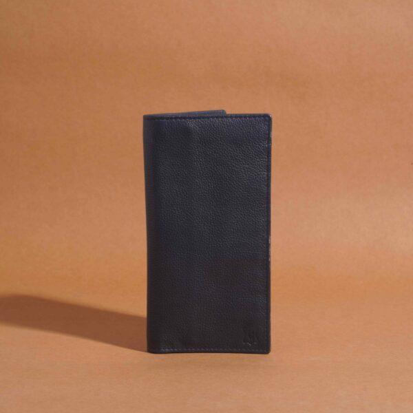 Zipper Long Wallet - Navy Blue