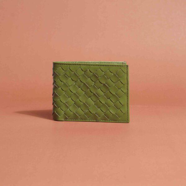 Braided Wallet - Green