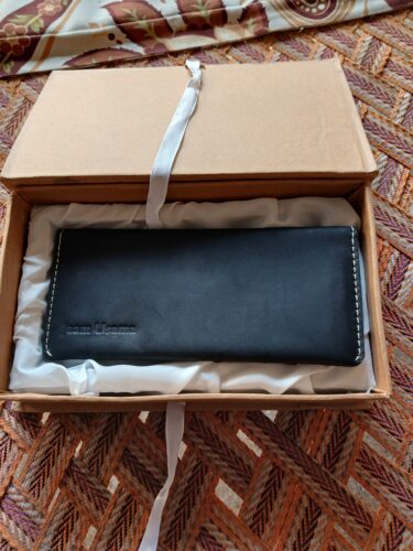 Sleek Long Wallet - Black photo review