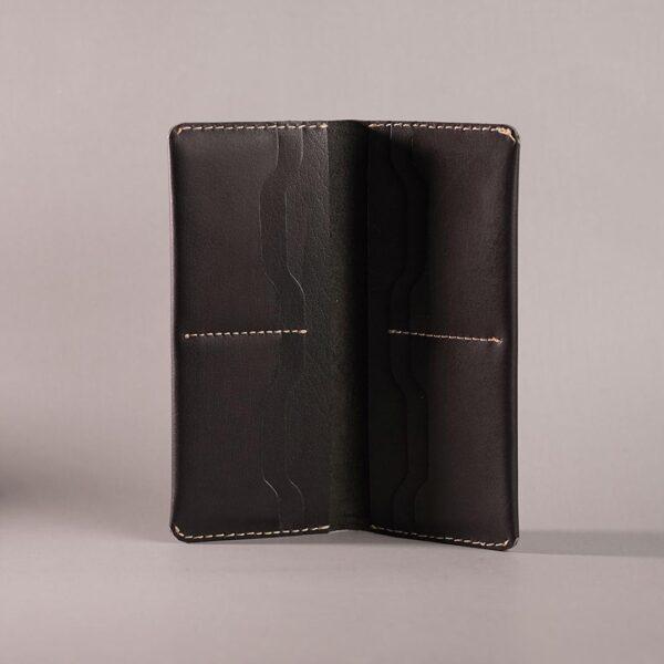 Sleek Long Wallet - Black