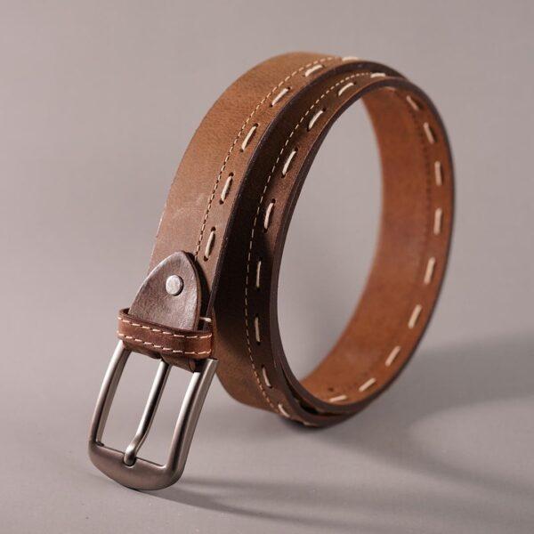 Crazy Horse Designer Belt - Brown